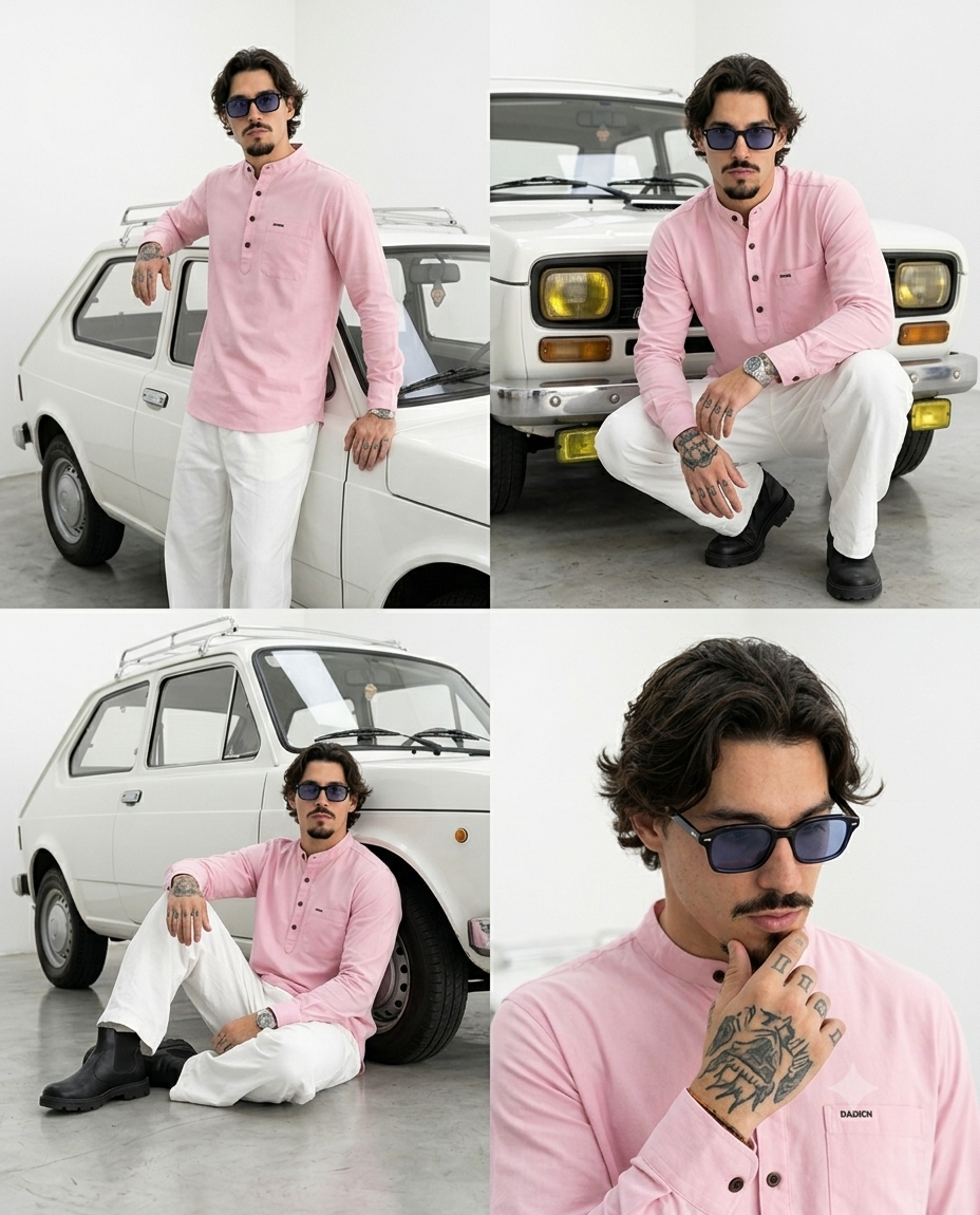Elan Ivory Half Kurta