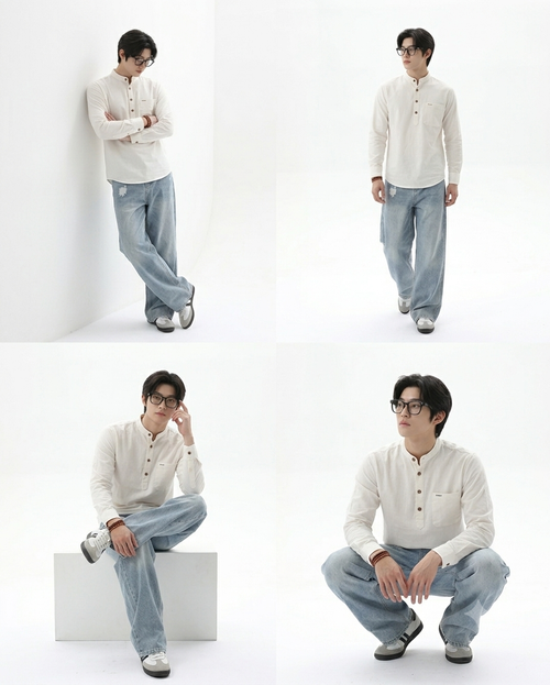 Elan Ivory Half Kurta